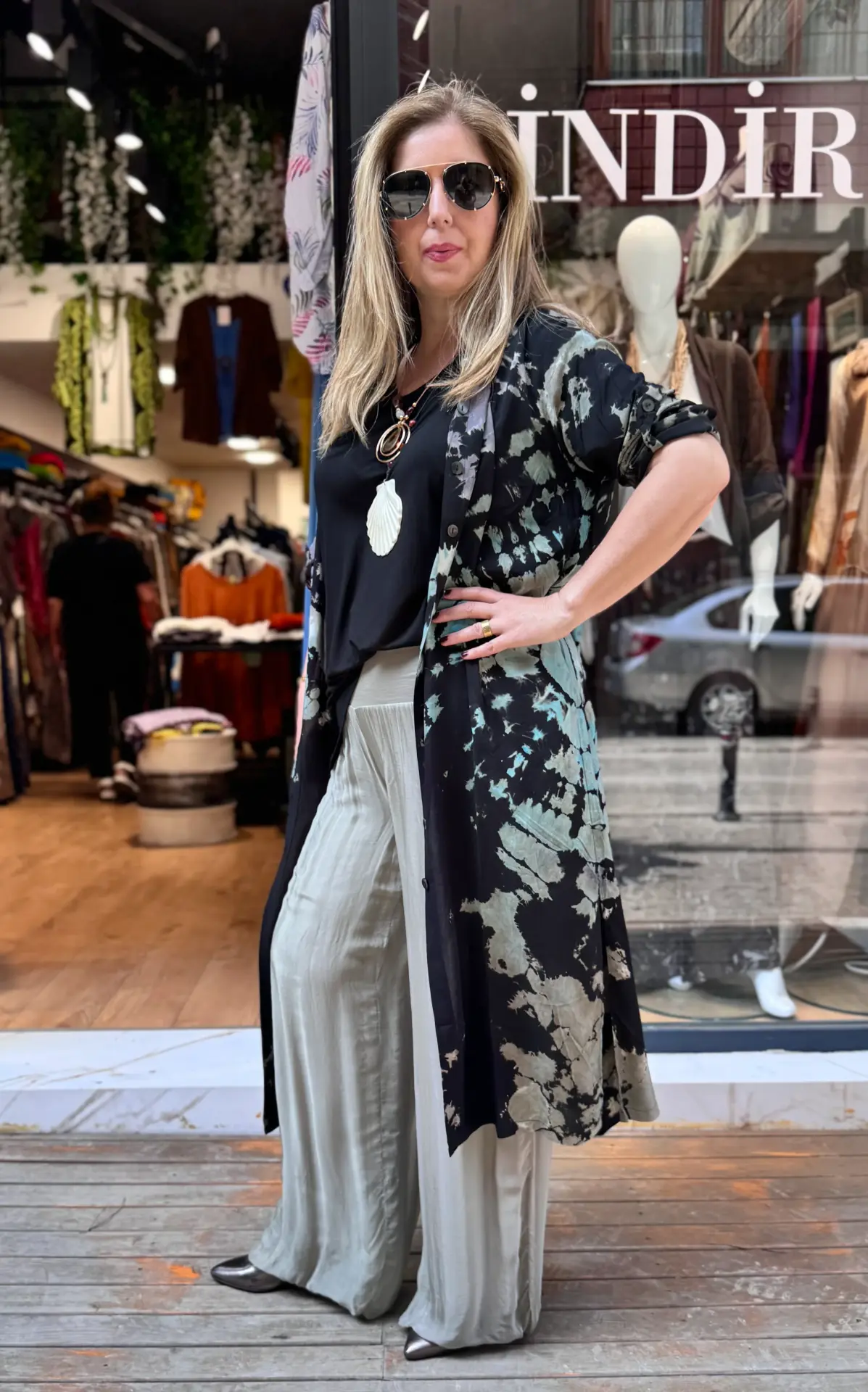 Batik Gömlek Elbise