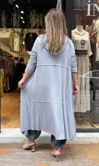 Kapüşonlu Patch Hırka