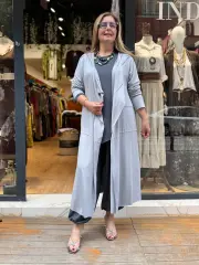 Kapüşonlu Patch Hırka