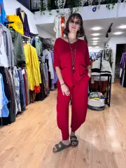 Çift Cep V Yaka Bluz