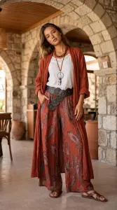İtalyan Keten Kaftan