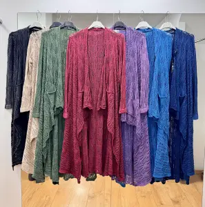 Dantel Örgülü Pamuk Hırka