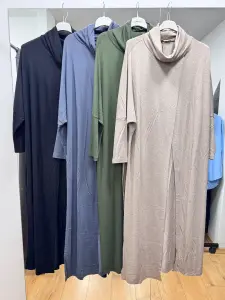 Degaje Yaka Parçalı Tunik