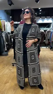 Patchwork Desen Hırka