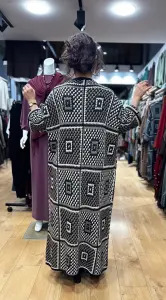 Patchwork Desen Hırka