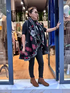 Keçe Yelek - Siyah