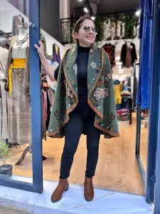 Keçe Yelek - Haki