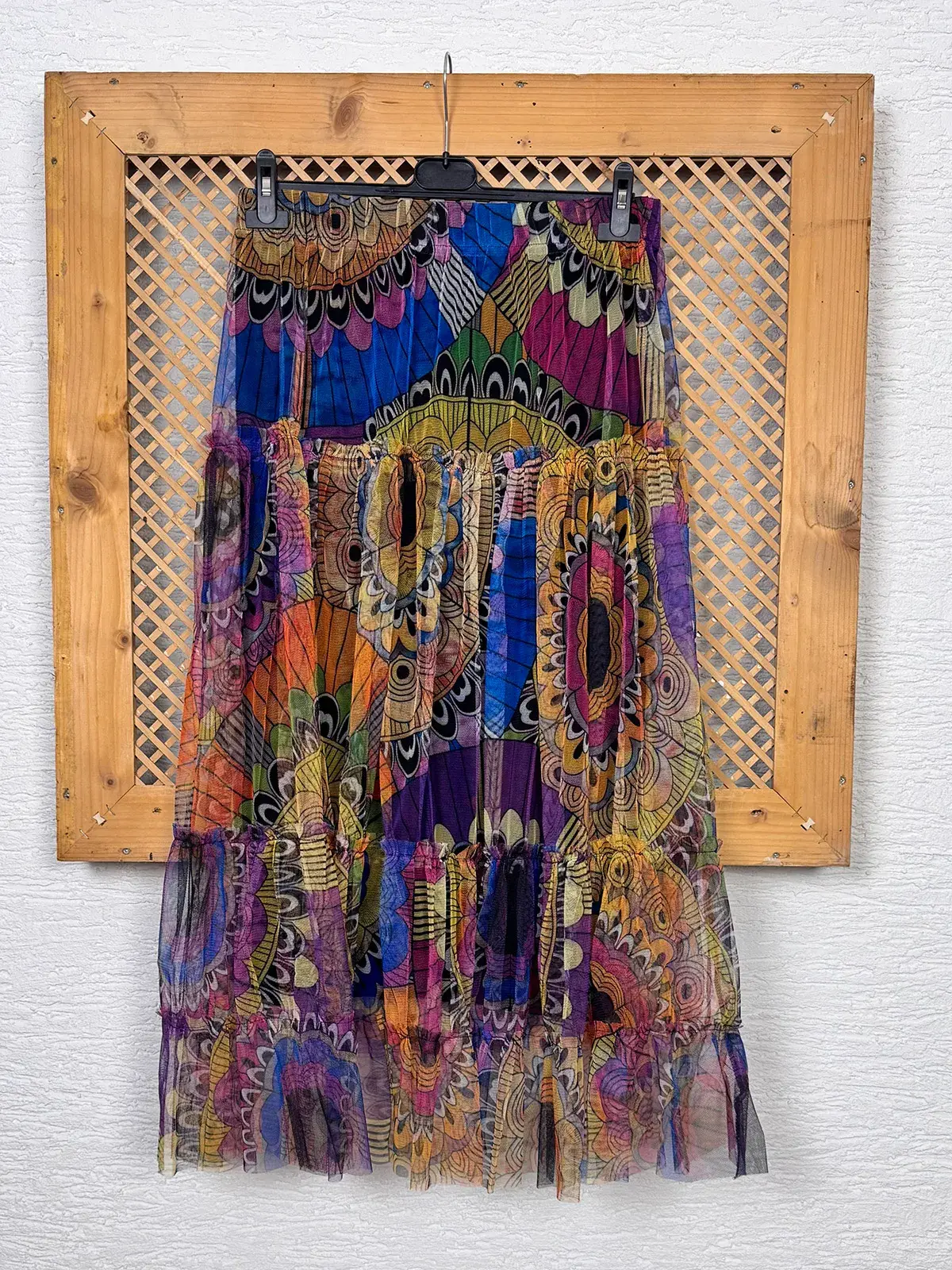 Mandala Desen Tül Etek