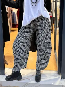 Kulaklı Gofre Pantolon