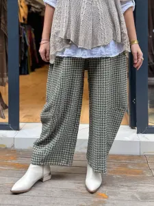 Kulaklı Gofre Pantolon