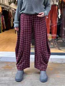 Kulaklı Örme Pantolon