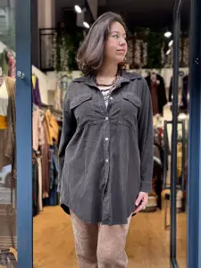 İthal Kadife Gömlek