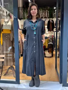 İthal Kadife Elbise