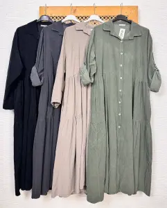 İthal Kadife Elbise