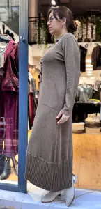 Gömlek Yaka Pamuk Elbise