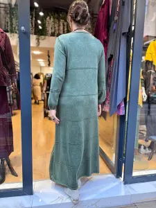 Yuvarlak Yaka Pamuk Elbise