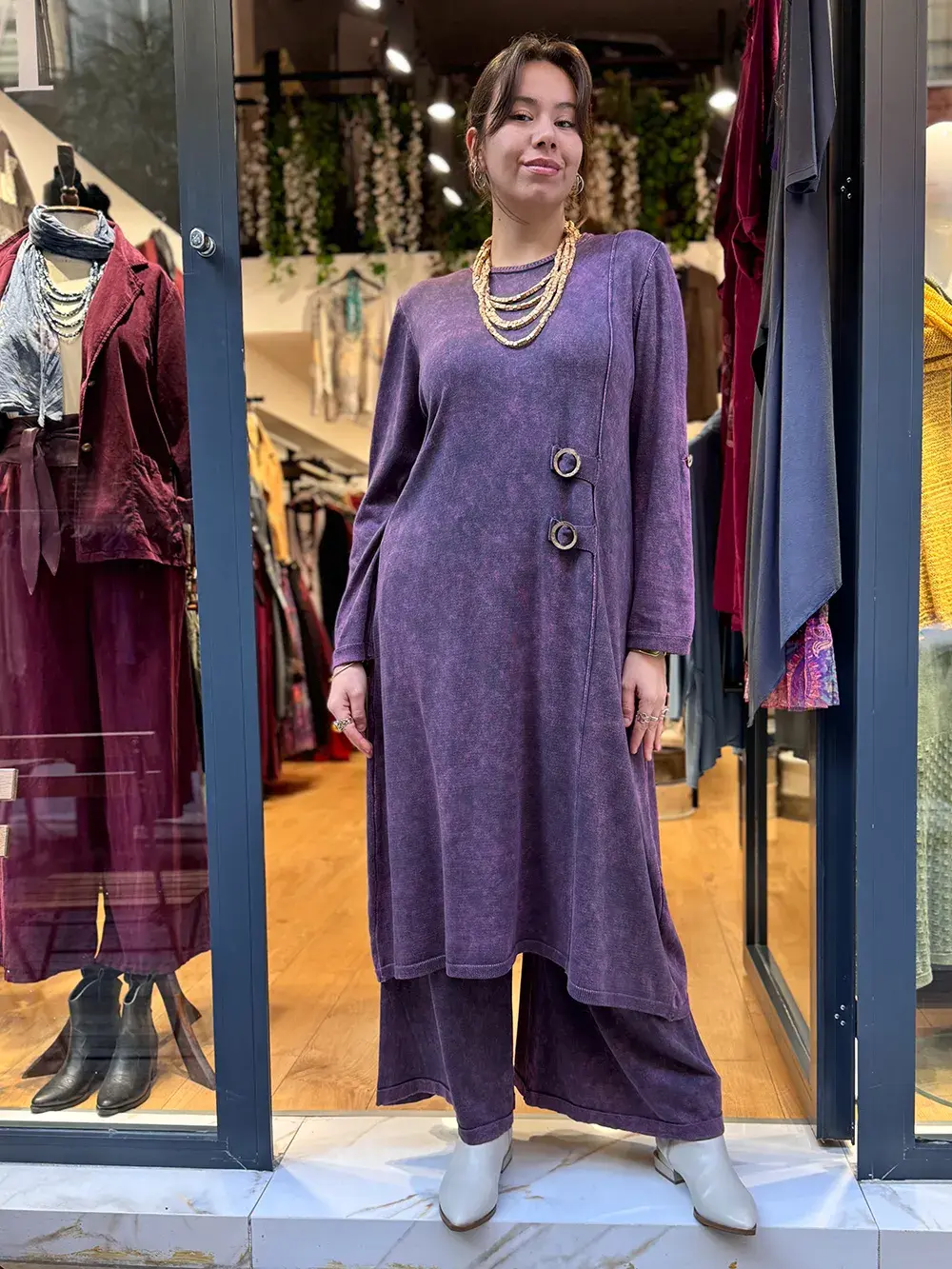 Tokalı Pamuk Elbise