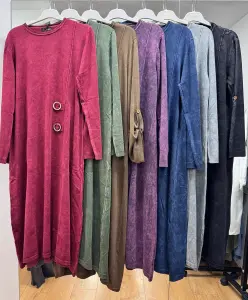 Tokalı Pamuk Elbise