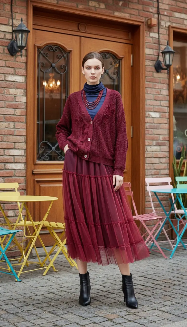 Püsküllü Pamuk Kısa Hırka