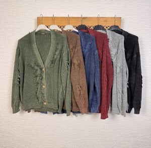 Püsküllü Pamuk Kısa Hırka