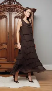 Kat Kat İpek Elbise