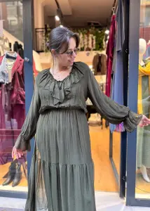 İtalyan İpek Elbise