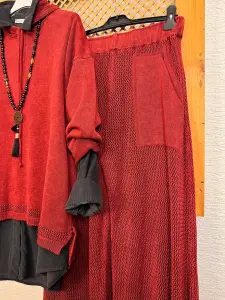 File Detaylı Pamuk Takım