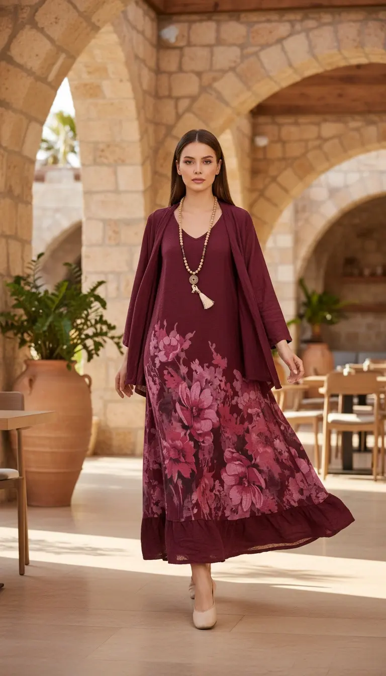 İtalyan Keten Elbise Takım