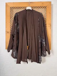 İtalyan Keten Desenli Ceketli Takım