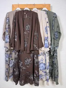 İtalyan Keten Desenli Ceketli Takım