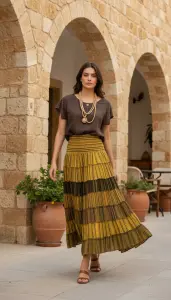 Nepal Kloş Pamuk Etek