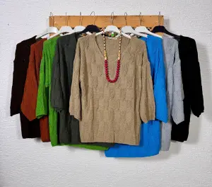 Geo Desen Merserize Bluz