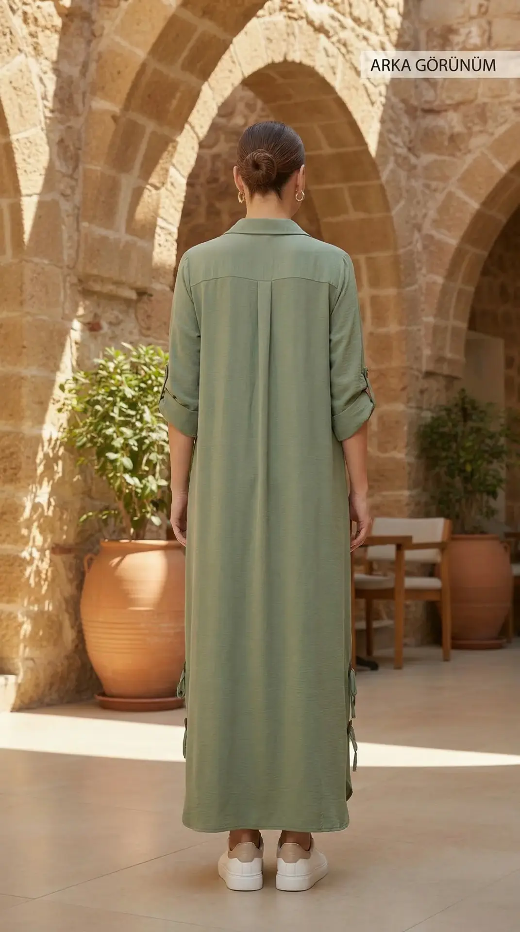 Aden Otantik Gömlek Elbise