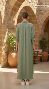 Aden Otantik Gömlek Elbise