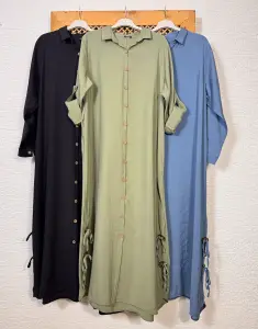 Aden Otantik Gömlek Elbise