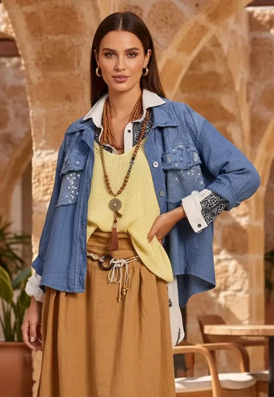 İtalyan Keten Ceket