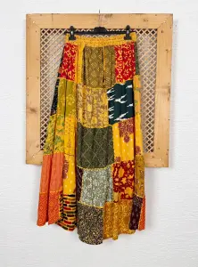 Patchwork Pamuk Etek