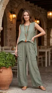 İtalyan Keten Pantolon